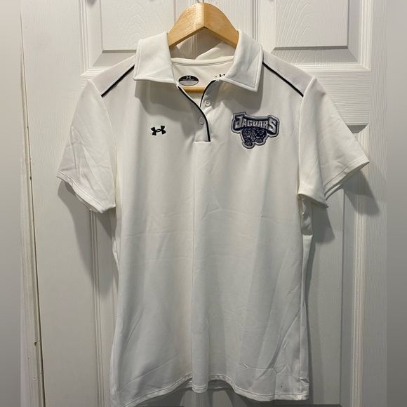 🔴2/$10 SALE🔴 Under Armour Jaguars Kids Polo Shirt - Picture 1 of 7